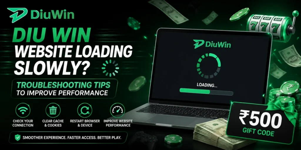 DIU Win Website Loading Slowly