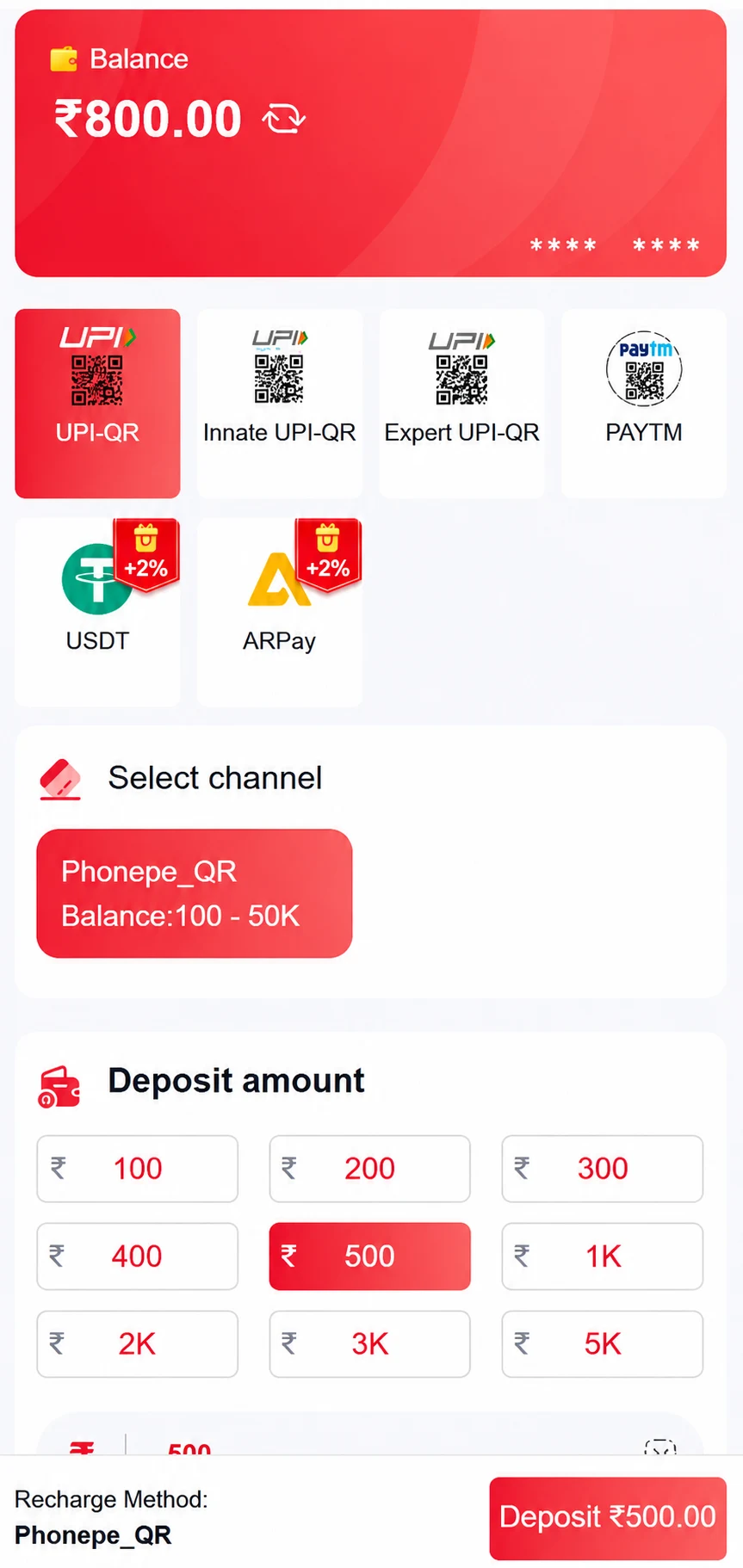 OK Win Deposit Money